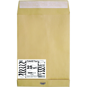 Пакет Extrapack E4 из крафт-бумаги, стрип, 25 штук в упаковке