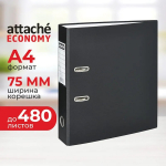 Папка-регистратор Attache Economy, 75мм, цвет -черный